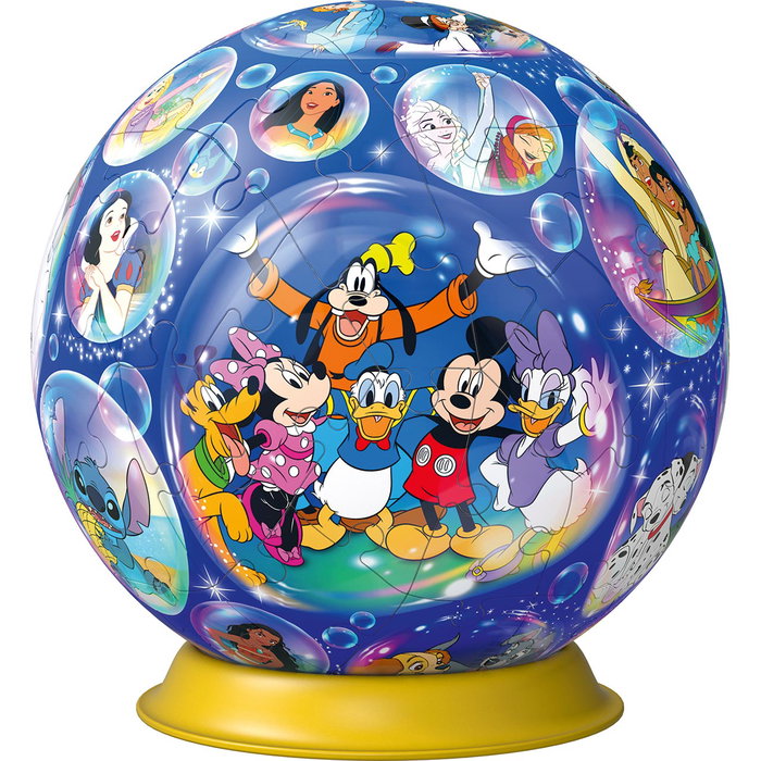 Ravensburger Puzzle Bola 3D Disney Classic 72 Piezas - Personajes Populares - Rompecabezas Esférico para Decoración