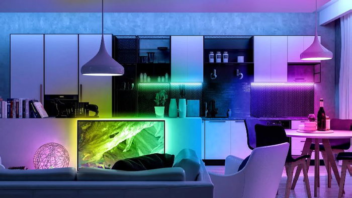 GRUNDIG Tira de LED RGB, 3 Metros, Resistente al Agua IP65, Iluminación Ambiental Decorativa