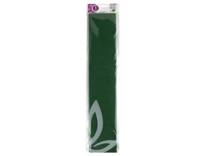 Liderpapel Papel crespon Verde oliva 50 cm x 2,5 m 34g/m2 Liderpapel Papel crespon Verde oliva 50 cm x 2,5 m 34g/m2