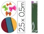 Liderpapel Papel crespon Verde oliva 50 cm x 2,5 m 34g/m2