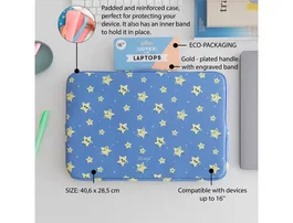 Wondee Funda para portátil 16' estrellas