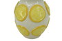 DKD Home Decor Jarrón de Gres con Relieve de Limones Amarillo