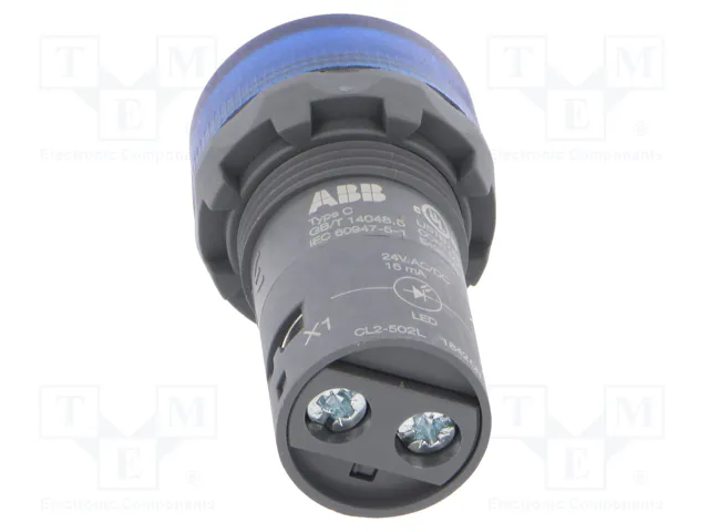 ABB Lámpara de control CL2 LED azul de 22mm