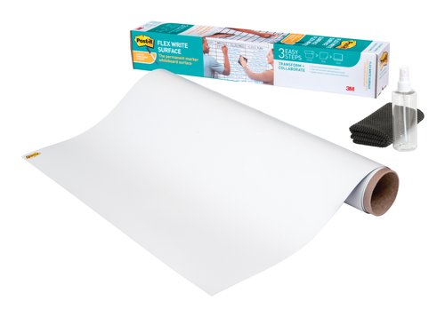 Post-It Flex Write Surface Rollo de Pizarra Blanca Adhesiva 60,9x91,4 cm