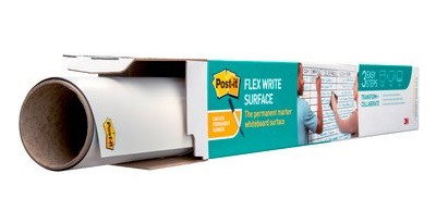 Post-it 7100197625 Superficie Adhesiva Borrado en Seco Flex Write Rollo 0.609x0.914m Blanco Post-it 7100197625 Superficie Adhesiva Borrado en Seco Flex Write Rollo 0.609x0.914m Blanco