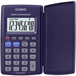 Casio Calculadora de Oficina HL-820VER 8 Dígitos Violeta Oscuro