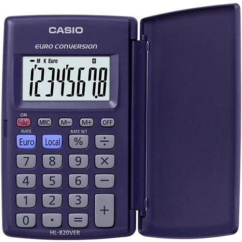 Casio Calculadora de Oficina HL-820VER 8 Dígitos Violeta Oscuro Casio Calculadora de Oficina HL-820VER 8 Dígitos Violeta Oscuro