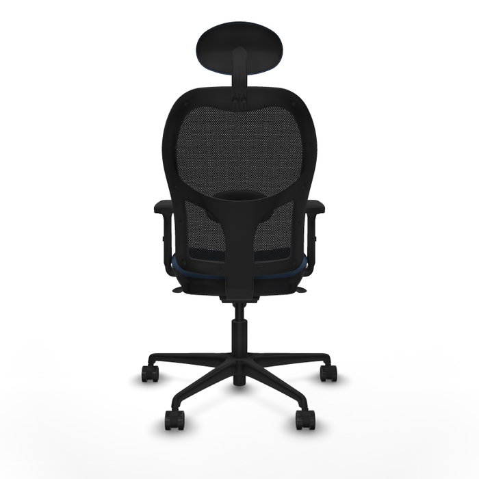 PIQUERAS Y CRESPO Silla de oficina Jorquera con mecanismo Sincro, Azul marino y Negro PIQUERAS Y CRESPO Silla de oficina Jorquera con mecanismo Sincro, Azul marino y Negro