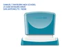 X'stamper Sello Quix Personalizable Color Azul Medidas 14x60 mm Q-14 Consumible Máquina Sellos