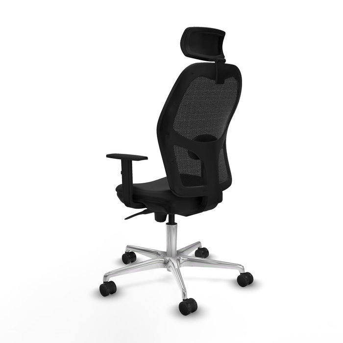 PIQUERAS Y CRESPO Silla de oficina Jorquera con mecanismo sincro y similpiel negro PIQUERAS Y CRESPO Silla de oficina Jorquera con mecanismo sincro y similpiel negro