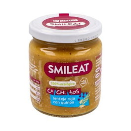 SMILEAT Tarrito con Cachitos de Lentejas-Quinoa 230g Eco