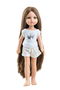 Paola Reina Muñeca Amigas Carol Pijama Blanco 32 cm