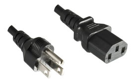 MicroConnect Cable de alimentación de 1,8m negro IEC320 JPN 3-pin a C13