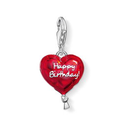 Thomas Sabo Colgante de Plata Rojo 1286-007-10