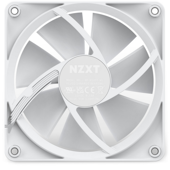 NZXT F120 RGB Blanco RF-R12SF-W1