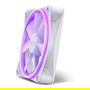 NZXT F120 RGB Ventilador PC 120mm Blanco RF-R12SF-W1 - F-Serie, LED, 500-1800 RPM, 4 Pines