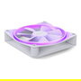 NZXT F120 RGB Ventilador PC 120mm Blanco RF-R12SF-W1 - F-Serie, LED, 500-1800 RPM, 4 Pines