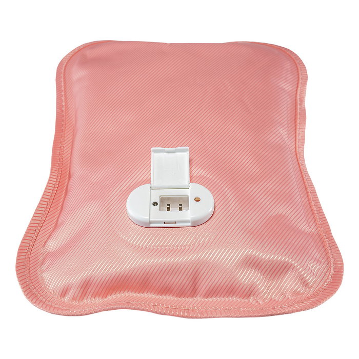UNOLD 86014 Bolsa de Agua Caliente Eléctrica Rosa, 380W, Calentamiento Rápido 10 Min, Control de Temperatura y Apagado Automático