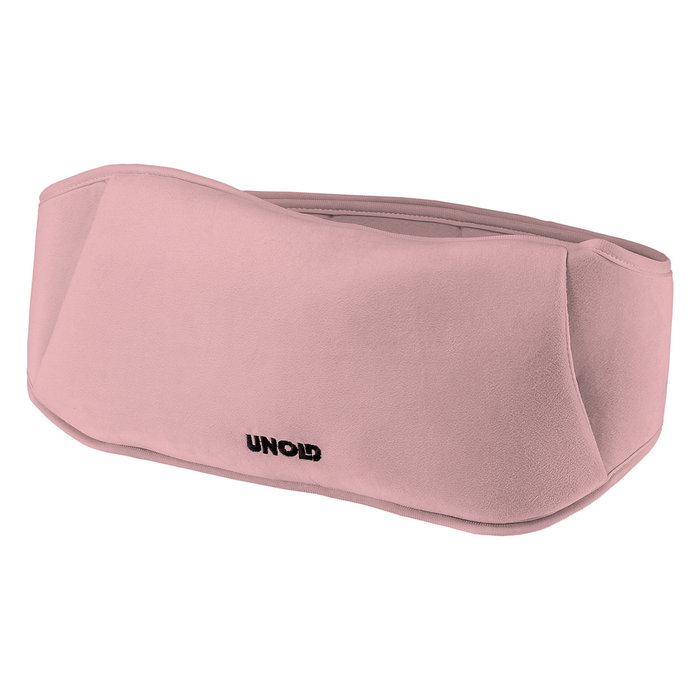 UNOLD 86014 Bolsa de Agua Caliente Eléctrica Rosa, 380W, Calentamiento Rápido 10 Min, Control de Temperatura y Apagado Automático