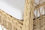 DKD Home Decor Sillón Balines Natural Blanco Ratan 63 x 86 x 56 cm
