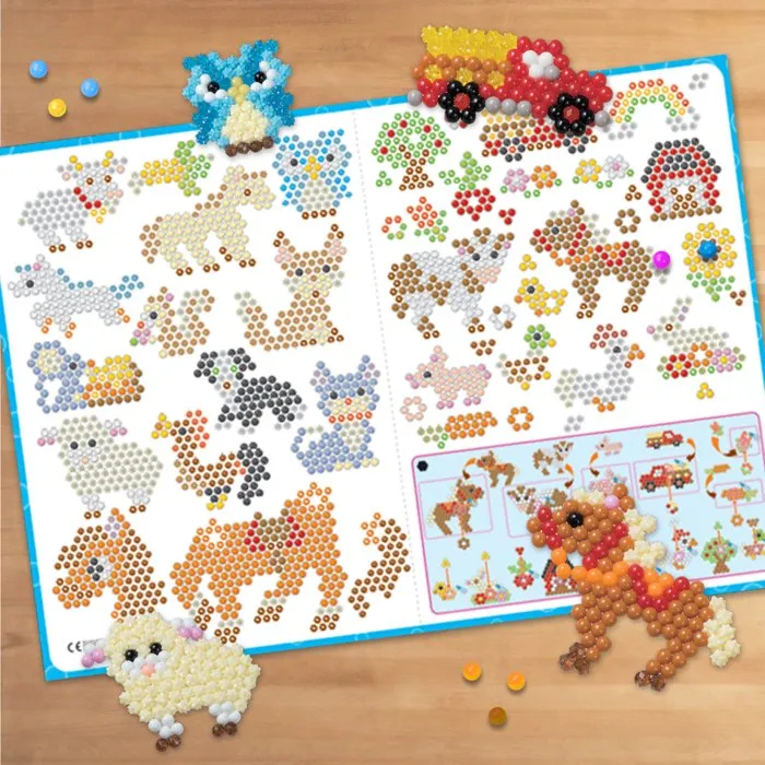 Aquabeads Crea tus Animales Favoritos para Decorar tu Habitación Ensambla Rocía Agua Deja Secar