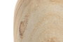 DKD Home Decor Lámpara de Sobremesa de Latón y Madera Natural