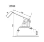 PROMET LM-10D Interruptor de fin de carrera SPDT palanca plana 6A IP56