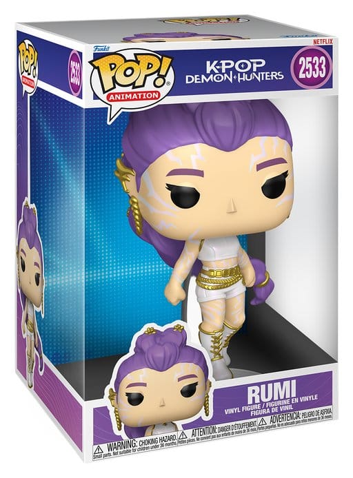 Funko KPop Demon Hunters Figura Super Sized Jumbo POP! Rumi