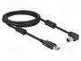 DeLOCK Cable USB Tipo-A a Tipo-B 90° 2 m