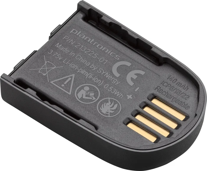 HP Batería de repuesto para Poly Savi 8220 con herramienta de extracción, Negro