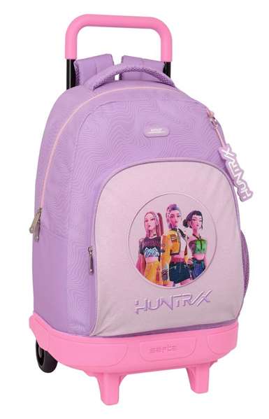 Safta Mochila grande con ruedas compact extraíble K-Pop Demon Hunters Iconic 33x45x22cm