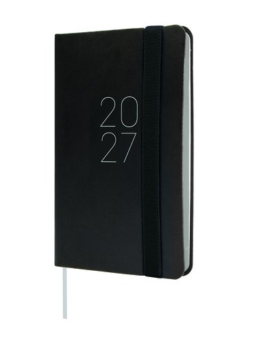 FINOCAM Agenda Anual 2027 Flexi con tapa flexible, negro FINOCAM Agenda Anual 2027 Flexi con tapa flexible, negro