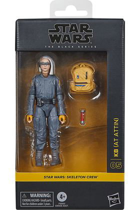 Hasbro Star Wars Skeleton Crew Black Series Figura KB (At Attin) 15 cm
