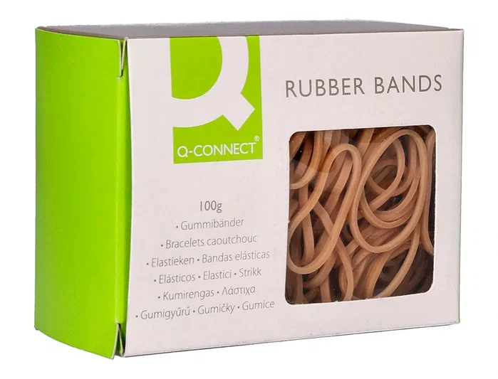 Q-connect Gomillas Elásticas Número 4 100 gr 40 x 2 mm