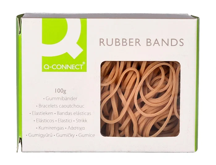 Q-connect Gomillas Elásticas Número 4 100 gr 40 x 2 mm