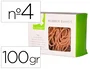 Q-connect Gomillas Elásticas Número 4 100 gr 40 x 2 mm