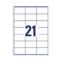 AVERY Zweckform Etiquetas 3481-10 blancas 70,0 x 41,0 mm