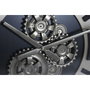 DKD Home Decor Reloj de Pared de Metal y Cristal Champán 80x80 cm