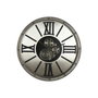 DKD Home Decor Reloj de Pared de Metal y Cristal Champán 80x80 cm