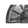 DKD Home Decor Reloj de Pared de Metal y Cristal Champán 80x80 cm