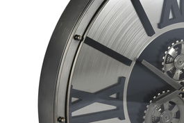 DKD Home Decor Reloj de Pared Loft Champan 80 x 80 x 10 cm