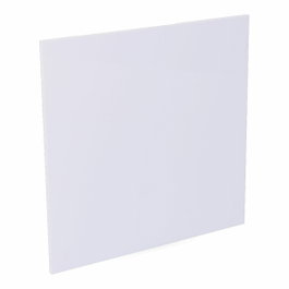 Edm Tapa 175 x 175 mm Blanco Brillante para Extractor 08413 ø10cm