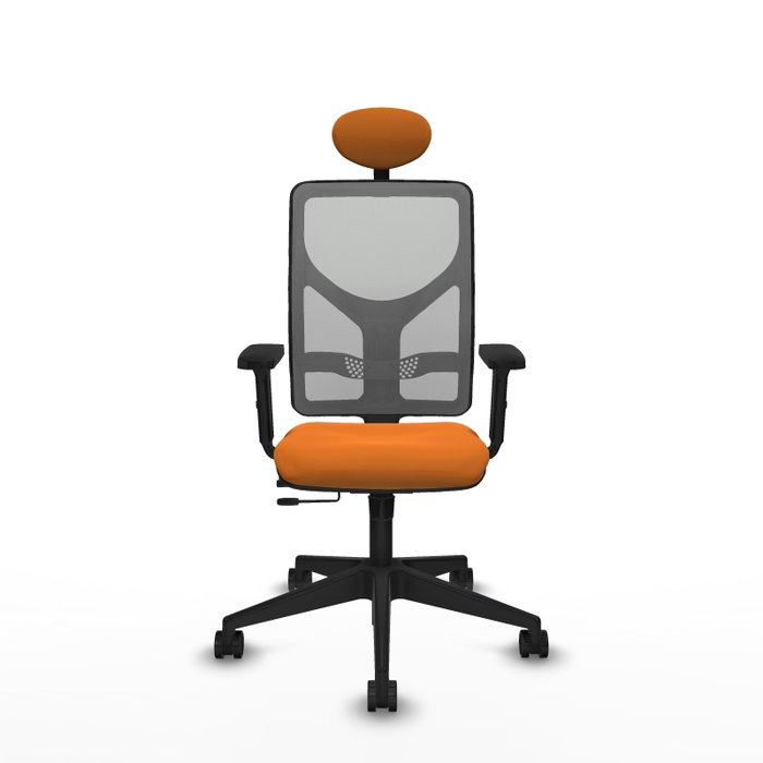 PIQUERAS Y CRESPO Silla de oficina Motilla con mecanismo Sincro/Traslack, Naranja y Gris PIQUERAS Y CRESPO Silla de oficina Motilla con mecanismo Sincro/Traslack, Naranja y Gris