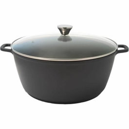 Baumalu Olla de cocción lenta de 32 cm con interior de cerámica y tapa
