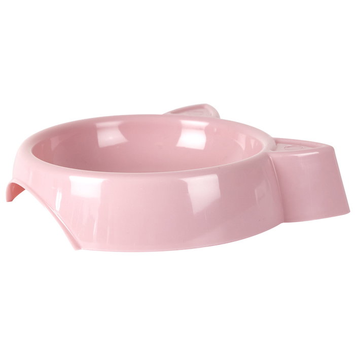 The Concept Factory Comedero Gato Forma Cabeza Gato Diámetro 14 cm Medidas 13.5x16 cm