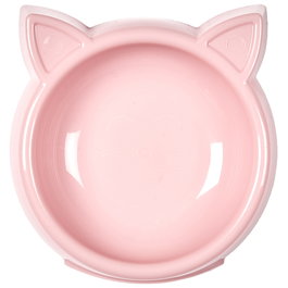 The Concept Factory Comedero Gato Forma Cabeza Gato Diámetro 14 cm Medidas 13.5x16 cm