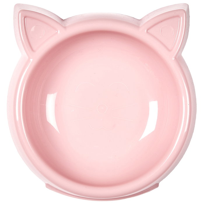 The Concept Factory Comedero Gato Forma Cabeza Gato Diámetro 14 cm Medidas 13.5x16 cm