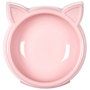 The Concept Factory Comedero Gato Forma Cabeza Gato Diámetro 14 cm Medidas 13.5x16 cm