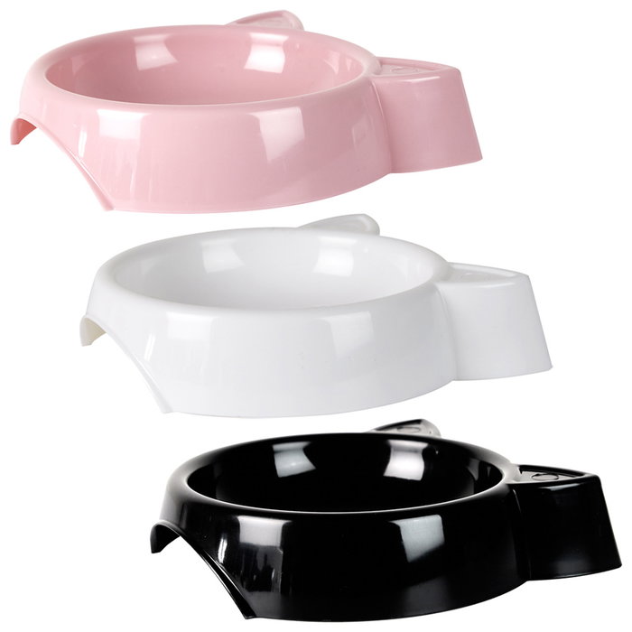 The Concept Factory Comedero Gato Forma Cabeza Gato Diámetro 14 cm Medidas 13.5x16 cm