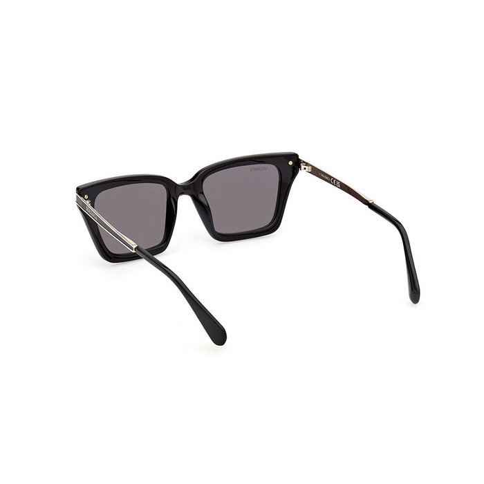 Max & Co MO0110 01C Gafas de Sol de Mujer Rectangular Negro